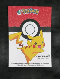 Pokemon #093 Haunter Stained Glass Crystal Card Collection Holo (2024) - Image 2