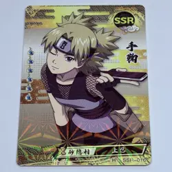 Temari | Naruto Trading Card SSR-016 Holo Foil 1mm Thick Anime Art Tc10 - Image 1