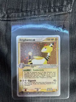 Pokemon TCG Ampharos EX Dragon Ultra Rare Holo Card 89/97 - Image 1