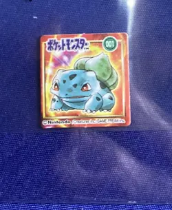 Nintendo Gameboy Mini Card Japanese Bulbasaur Pokemon Vintage 1990’s - Image 1