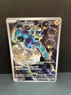 Pokemon TCG Thundurus Card 209 Promo SV Black Bolt NM - Image 1