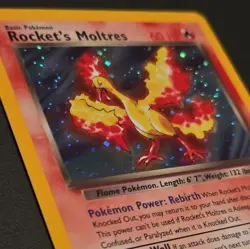 Pokemon TCG Rockets Moltres Holo Rare Card 12/132 Gym Heroes - Image 4