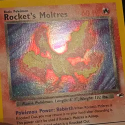 Pokemon TCG Rockets Moltres Holo Rare Card 12/132 Gym Heroes - Image 5