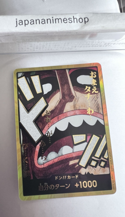 DON Card Usopp PRB-02 [Gold Frame] THE BEST vol.2 One Piece Japan - Image 3