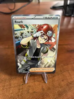 Pokemon TCG Roark Paradox Rift 242/182 Holo Ultra Rare Collectors Trainer Card - Image 1