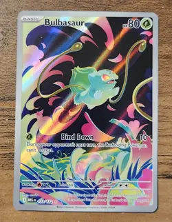 Bulbasuar 133/132 NM Illustration Rare IR 2025 Pokemon Mega Evolutions Card MEG - Image 1