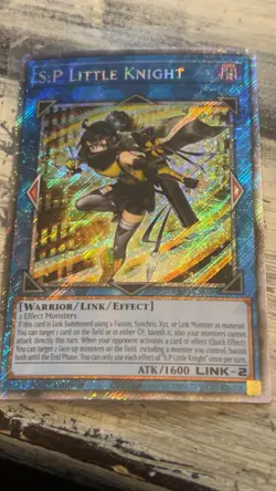 Konami Yu-Gi-Oh! S:P Little Knight RA03-EN049 1st Ed Holo Link Effect Card - Image 1