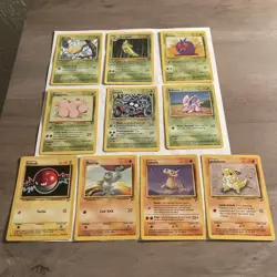 Pokemon TCG 28 Card Lot Base Set 2 1999-2000 WOTC No Duplicates LP NM Vintage - Image 3