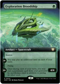 Exploration Broodship (Extended Art) - 0034 - Edge of Eternities - NM Ships Now - Image 1