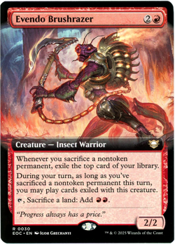Evendo Brushrazer (Extended Art) - 0030 - Edge of Eternities - NM/M Ships Now - Image 1