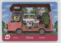 2016 Animal Crossing New Leaf Welcome Amiibo Olive #45 - Image 1