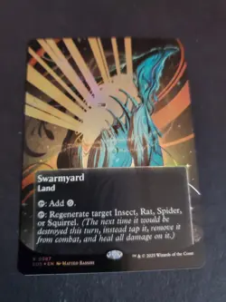 Swarmyard (0087) - Foil - Borderless Edge of Eternities MTG NM - Image 1