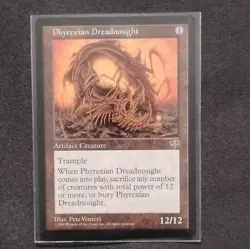NM Magic: The Gathering Phyrexian Dreadnought Artifact Mirage Rare 1996 12/12 - Image 1