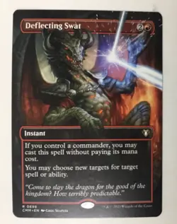 Deflecting Swat (Borderless) Commander Masters Regular - Image 1