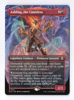 Ashling, the Limitless (Borderless) 0001 (M) MTG Commander Lorwyn Eclipsed (ECC) - Image 1