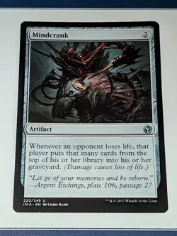 1x MTG Mindcrank - Iconic Masters (IMA) #220 - Magic the Gathering NM Pack Fresh - Image 1