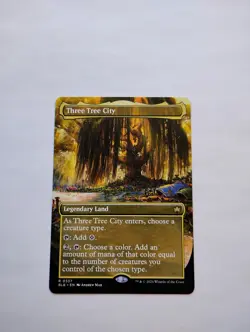 Three Tree City (Borderless) (0337) Bloomburrow Regular - Image 1