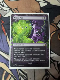 MTG Waste Not Wilds of Eldraine Enchanting Tales - NM Regular - Image 1