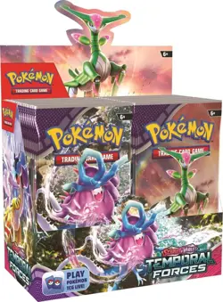 Pokemon TCG Scarlet & Violet Temporal Forces Booster Box Factory Sealed SV05 - Image 1