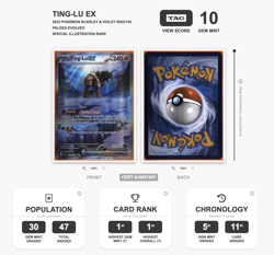 Ting-Lu ex #263/193 - 2023 Pokemon SV Paldea Evolved SIR - TAG 10 (Rank 1st) - Image 3