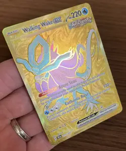 Pokemon TCG Walking Wake Ex 215/162 Temporal Forces Full Art Gold Secret Rare NM - Image 2