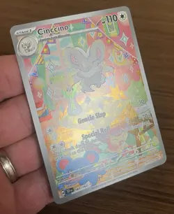 Pokemon TCG Cinccino 183/162 Temporal Forces Full Art IR Holo LP/NM - Image 2