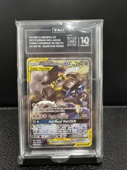 Lucario & Melmetal GX #SM192 Sun And Moon Pokemon TCG Black Star Promo - TAG 10 - Image 1