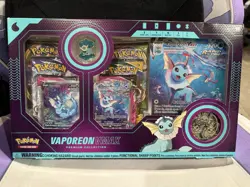 Pokemon Vaporeon VMAX Premium Collection Box Sealed Evolving Skies - Image 1