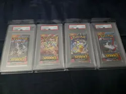 Pokemon Surging Sparks Booster Pack Set PSA 10 Sequential - Image 1