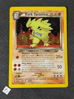 Dark Tyranitar 11/105 - Neo Destiny Unlimited Holo Rare Pokemon TCG LP VLP - Image 1