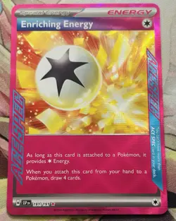 Pokemon TCG Enriching Energy ACE SPEC Rare SV08: Surging Sparks 191/191 - Image 1