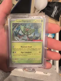 Pokemon Teal Mask Ogerpon 024/167 Twilight Masquerade Gamestop SEALED Promo - Image 1