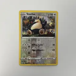 2020 Snorlax 140/202 Swsh01: Sword & Shield Reverse Holo LP NM Pokemon TCG - Image 1
