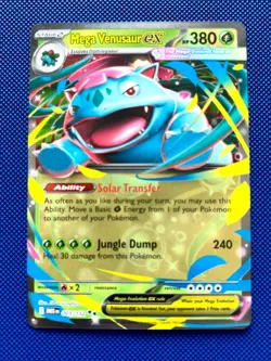 Mega Venusaur ex 003/132 & Mega Gardevoir ex 060/132 Pokemon TCG NM combo set - Image 1