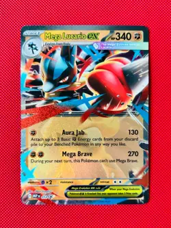 Mega Lucario Ex #012 Black Star Promo Mega Evolutions Promo Pokemon TCG NM - Image 1