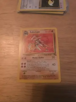 Pokemon TCG Kabutops 24/62 Fossil Unlimited Non-Holo Rare MP - Image 1