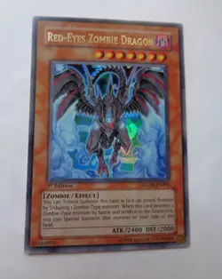 Red-Eyes Zombie Dragon SDZW-EN001 (Ultra Rare, 1st Edition, Lightly Played / LP) - Image 1