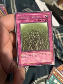 YuGiOh Wall of Thorns - CRMS-EN079 - Rare - Unlimited Edition Lightly Played - Image 1