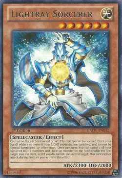 Lightray Sorcerer - GAOV-EN032 - Rare - Unlimited Edition x3 - Near Mint - Image 1