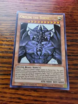 Yugioh Obelisk The Tormentor JMPS-EN004 Ultra Rare Limited Edition LP - Image 4