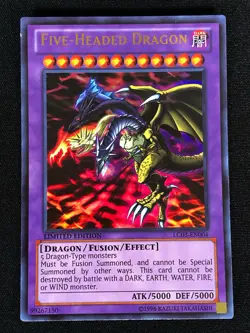 Yugioh Five-Headed Dragon LC03-EN004 Ultra (LP) - Image 1