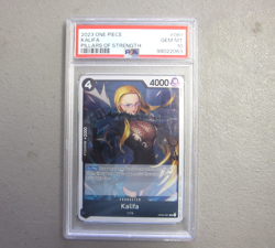 Kalifa OP03-081 PSA 10 One Piece English Pillars Of Strength - FREE SHIPPING - Image 1