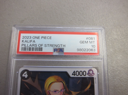 Kalifa OP03-081 PSA 10 One Piece English Pillars Of Strength - FREE SHIPPING - Image 2