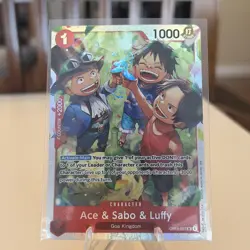 Ace & Sabo & Luffy - OP13-007 SR - One Piece - Carrying on His Will - Image 1