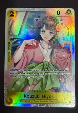 One Piece (OP) TCG Kouzuki Hiyori OP06-106 SR Wings of the Captain - Image 1