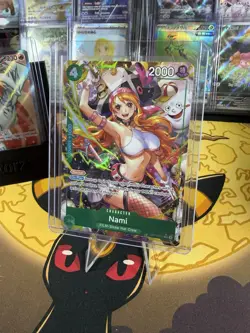 One Piece 2026 English Nami (Alternate Art) The Azure Sea's Seven OP14-031 NM - Image 2