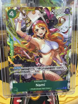 One Piece 2026 English Nami (Alternate Art) The Azure Sea's Seven OP14-031 NM - Image 5
