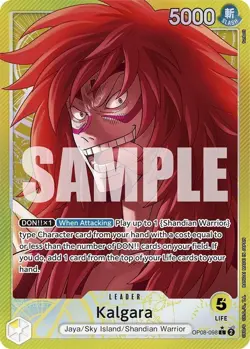 One Piece TCG: Two Legends OP08-098 Kalgara Leader (Alt Art / Parallel) - M/NM - Image 3
