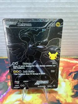 Pokemon TCG Zekrom 114/114 Full Art Celebrations 25th Anniversary NM - Image 1