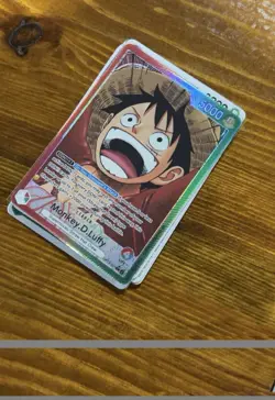 One Piece TCG OP13-001 Monkey D. Luffy Alt Art Leader AA Card Game CCG English - Image 1
